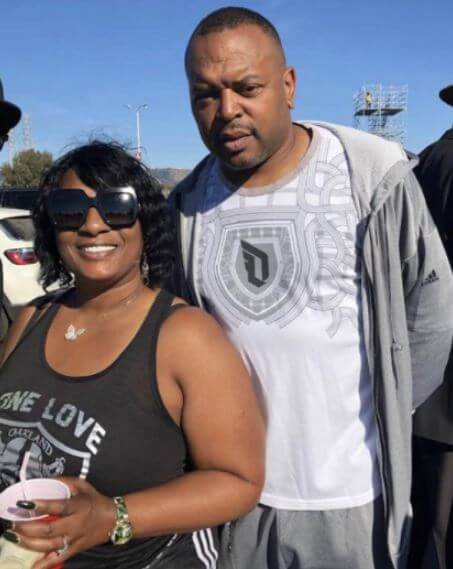 Gina Johnson with her ex-husband Houston Lillard Sr.